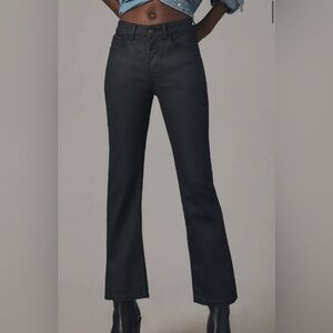 Anthropologie Pilcro brand mid rise coated crop flare jeans.  Size 31. NWT